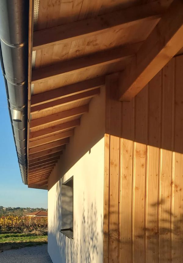 Maison à ossature bois à Trelins